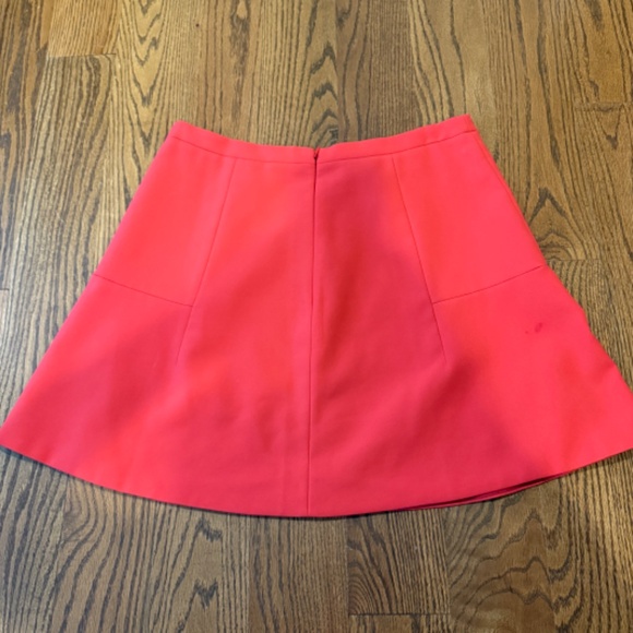 J. Crew Fit and Flare Coral Skirt - Picture 2 of 6